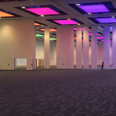 Contemporary Fireproofing Panel Movable Partition Wall for Convention Center Sliding Partition wall with Sound Insulation