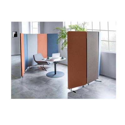 Commercial Furniture Movable Office Room Partition , Wooden Partition Screen